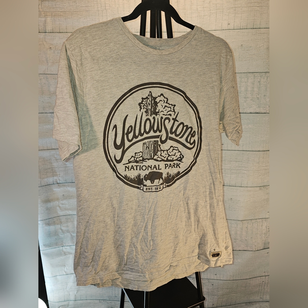 Muk Luks Gray Yellowstone National Park Tee